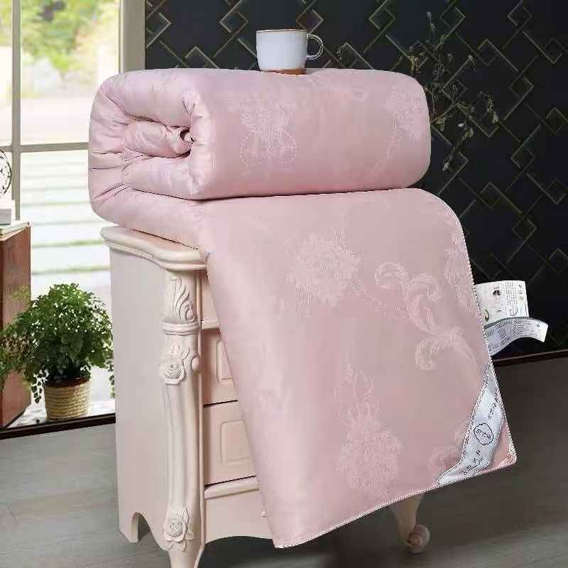 Premium Double-Cocoon Silk, 100% Pure Mulberry Silk, Fully Handcrafted, All-Season Use, Suitable for Infants, Air-Conditioning Quilt, Wedding Use, Rem